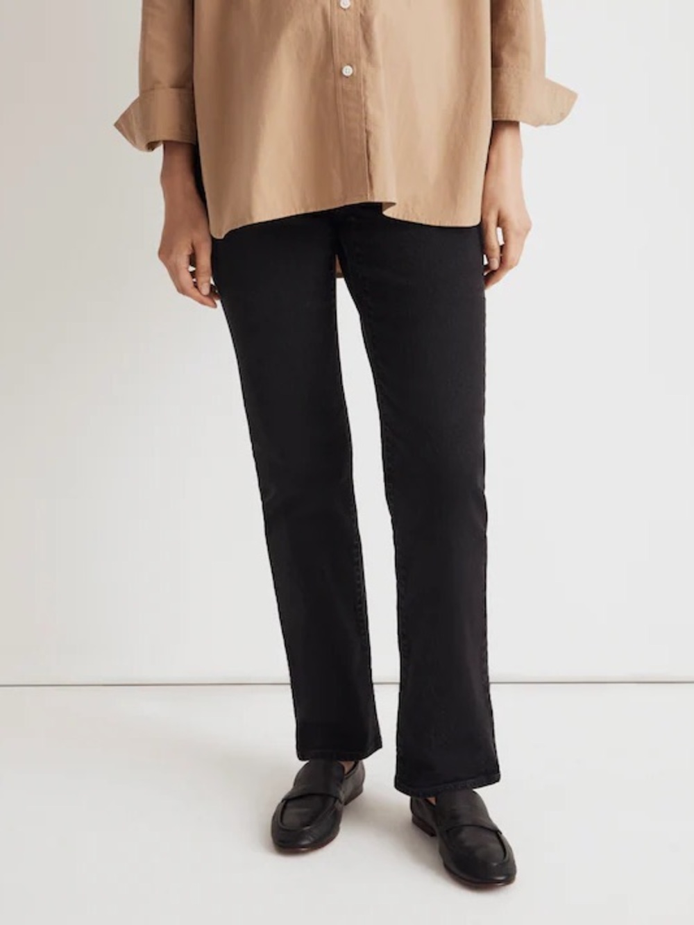 Madewell The Maternity Over-The-Belly '90s Straight Jean